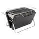 thumbnail image 2 of Parrilla de barbacoa de carbón portátil, parrilla plegable para portátil, para acampar, cocinar al aire libre, Picnic en el patio trasero, color negro, 2 of 5