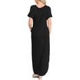 thumbnail image 4 of Vestido ANRABESS, casual, holgado, holgado, dividido, maxi beach, 4 of 6