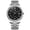 Black surface, silver steel band, variant on Men's watch with butterfly clasp, steel band, transparent back, hollow design, faux mechanical, digital calendar, waterproof, men's business wristwatch