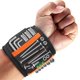 thumbnail image 1 of Pulsera magnética con 15 imanes potentes, ideal para sujetar tornillos, clavos y brocas. Ideal como regalo para hombres, padres, maridos y carpinteros., 1 of 6