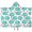 Cute Green Hedgehog-3, variant on Cute Green Hedgehog Pattern Hooded Bath Towel,50"x30" for Ages 3 To 12 Kids, Quick Dry Lightweight Soft Microfiber Hood Beach Towel Cover Up for Kids