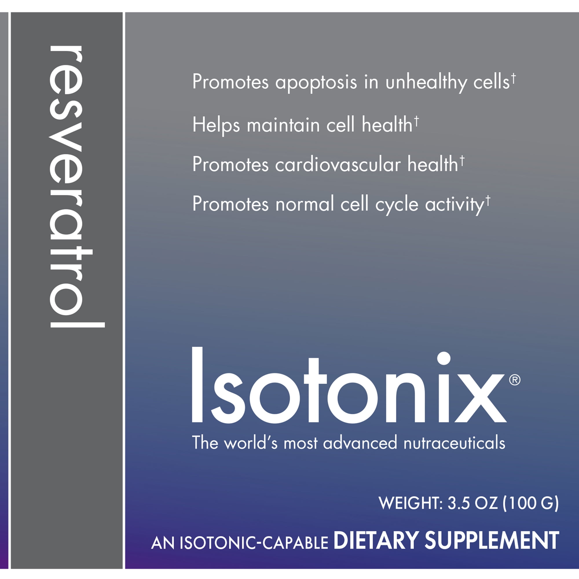 Isotonix Resveratrol Supplement with Resveravine, BioVin and VitaBlue for Cellular Health, Antioxidant Protection, and Cardiovascular Support - 30 Servings
