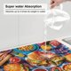 thumbnail image 5 of Balery Vibrant Picnic Food Spread Alfombrilla de Secado para Cocina, 18x24 Pulgadas, Súper Absorbente para Platos y Encimeras, 5 of 7