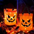 thumbnail image 4 of Bolsas de dulce o truco de Halloween con luz LED para niños, Candy Bag Tote Bag, Candy Storage Bucket, cesta de regalo de Acción de Gracias reutilizable, 4 of 4