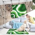 thumbnail image 7 of RMDQTR 3Pack Set of Small Pet Potty Pads Reusable Ultra-Absorbent Pet Training Pads Leak-Proof Pet Pads Deep Green Thick Lines, 7 of 7