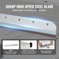 thumbnail image 4 of VEVOR Paper Cutter 12" A4 Guillotine Paper Trimmer 400 Sheet Capacity Metal Base, 4 of 9