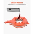 thumbnail image 6 of VEVOR Threading Machine Dies, 1/2"-3/4" NPT Pipe Dies(4 Packs), Right-Handed HSS Pipe Threading Dies, Fit VEVOR Integrated Pipe Threading Machines, 6 of 9