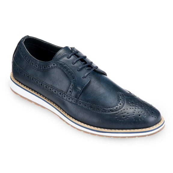 Mio Marino Men's Classic Wingtip Oxford Dress Shoes