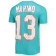 thumbnail image 3 of Men's Mitchell & Ness Miami Dolphins Dan Marino Aqua Retired Player Name & Number T-Shirt, 3 of 3