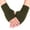 B, variant on Winter Half Finger Gloves Knitted Fingerless Mittens wth Thumb Hole Warm Stretchy Short Hand Warmer for Men and Women