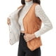 thumbnail image 1 of Gibobby Chalecos de mujer, Chaleco Acolchado para Mujer Chaleco de Forro Polar para Mujer(Naranja,XG), 1 of 5