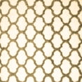 thumbnail image 1 of Ahgly Company Indoor Square Trellis Brown Contemporary Area Rugs, 5' Square, 1 of 4