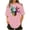 Pink, variant on Sexlip Womens Swimsuit Set Gradient Butterfly Skull Print Cover Up Design Crew Neck Short Sleeve Casual Silhouette Breathable Fabric for Casual Beach Days Yellow S