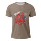 thumbnail image 5 of Tops para hombre, blusas y camisas de cuello redondo y manga corta para hombre, tops casuales de cuello redondo y manga corta con estampados especiales para hombre., 5 of 5