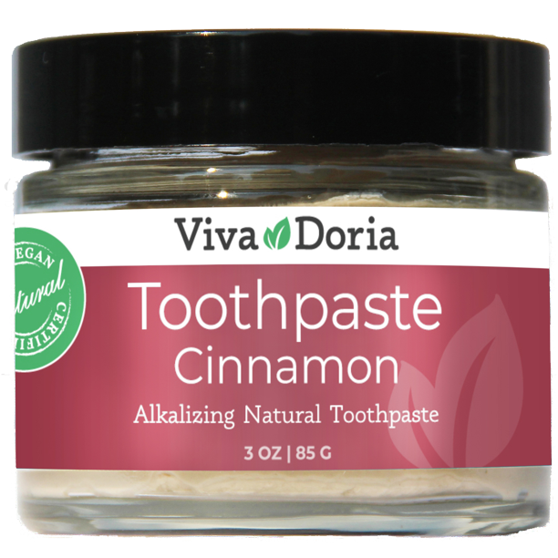Viva Doria Fluoride Free Natural Mineralizing Toothpaste Cinnamon (3