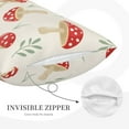thumbnail image 3 of Xecao Cartoon Flat Mushrooms for Decorative Throw Pillow Case for Couch,Sofa or Bed Set,Pillow Cover for Sofa Home Decor Ideal Gift-20"x30", 3 of 6