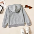 thumbnail image 4 of PatPat Kid Boys Girls Hoodies Pullover Fleece Solid Color Sweatshirt with Pocket Top Size 4-14, 4 of 6