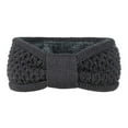 thumbnail image 3 of Neewe Women Winter Foldable Solid Knit Headwrap Thick Headband Ear Warmer with Bow, 3 of 3