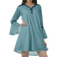 thumbnail image 3 of Moomaya Robes de Plage Imprimées Femmes Robe Aguichant Brodée Mini Robes Femmes, 3 of 4