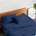 thumbnail image 3 of Bare Home  Double Brushed Pillowcase Set (Set of 2) Dark Blue King, 3 of 5