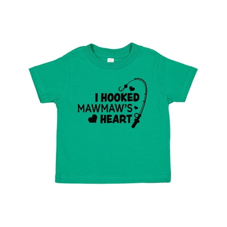 

Inktastic I Hooked Mawmaw s Heart with Fishing Rod Gift Toddler Boy or Toddler Girl T-Shirt