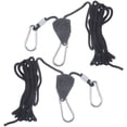 thumbnail image 4 of 4pcs Adjustable Heavy Duty Rope Hanger Reinforced Metal Internal Gears Ratchets for Growing Light Fixtures, 4 of 8