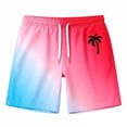 thumbnail image 3 of XINPING Mens Board Shorts Swimwear Slim Fit Floral Swim Trunks Quick-Dry Vacation Beach Shorts with Pockets Anti-Chafe Fishing Shorts for Men, 3 of 5