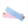 thumbnail image 4 of CIMAXIC Mini Plastic Paper Cutter A4 Manual Sliding Linear Cutter Small Desktop Photo Cutter (Blue),13.98"X3.78"X0.79", 4 of 5
