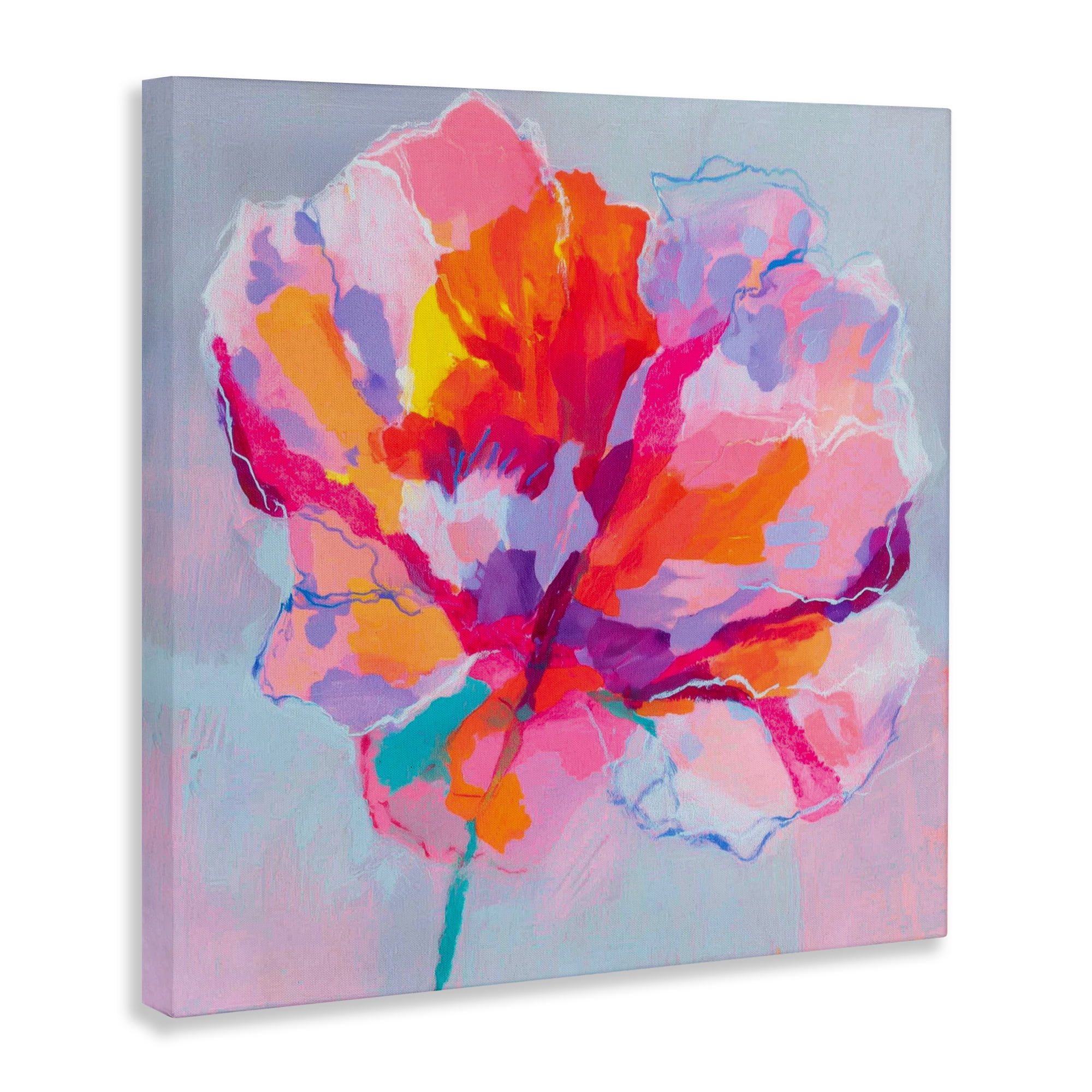 Stupell Industries The Open Petal Expression Canvas Wall Art, design by Chromatic Storm Studio