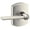 Nickel, variant on Schlage F40 Latitude With Greenwich Rose Privacy Lock with 16080 Latch 10027 Strike Satin Nickel Finish