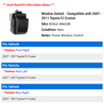 thumbnail image 2 of Window Switch - Compatible with 2007 - 2011 Toyota FJ Cruiser 2008 2009 2010, 2 of 2