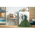thumbnail image 2 of Ahgly Tapis Rectangulaire Lavable en Machine Intérieur Transitionnel Vert, 3 Pieds x 5 Pieds, 2 of 7