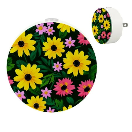 

YZUOUZY Bedside Lamps Bedside Lamp Bedroom Lamps Set of 2 Big Yellow Flowers