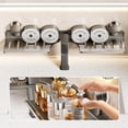 thumbnail image 3 of Suction Cup Faucet Organizer Rack,Removable Powerful Suction Bathroom Kitchen Organizers,Drill-Free Shower Shelves for Kitchen Bathroom Storage Cups,Shampoo,Hair Conditioner, Cosmetics (15.7 Inch), 3 of 7