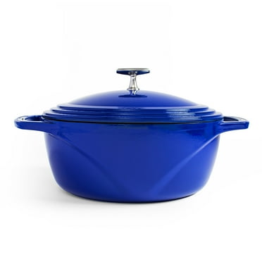 Lodge USA Enamel Dutch Oven, 7.5 qt., Blue