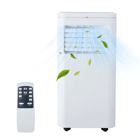 10,000 BTU Portable Air Conditioner, 3-in-1 Design with Sleep/Auto Modes, 4-Way Swing, Remote & LED Display for Home & Office