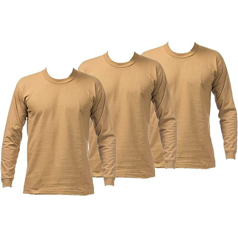 Pro Club Men's Heavyweight Cotton Long Sleeve Crew Neck T-Shirt