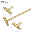 thumbnail image 3 of Unique Bargains 2pcs Mini Multifunction Copper Hammer 160x52mm Small Brass Nail Pulling Hammers, 3 of 4