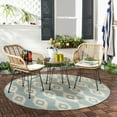 thumbnail image 2 of Safavieh Alton 3 Piece Outdoor Contemporary Lounge Set with Cushion, 2 of 11