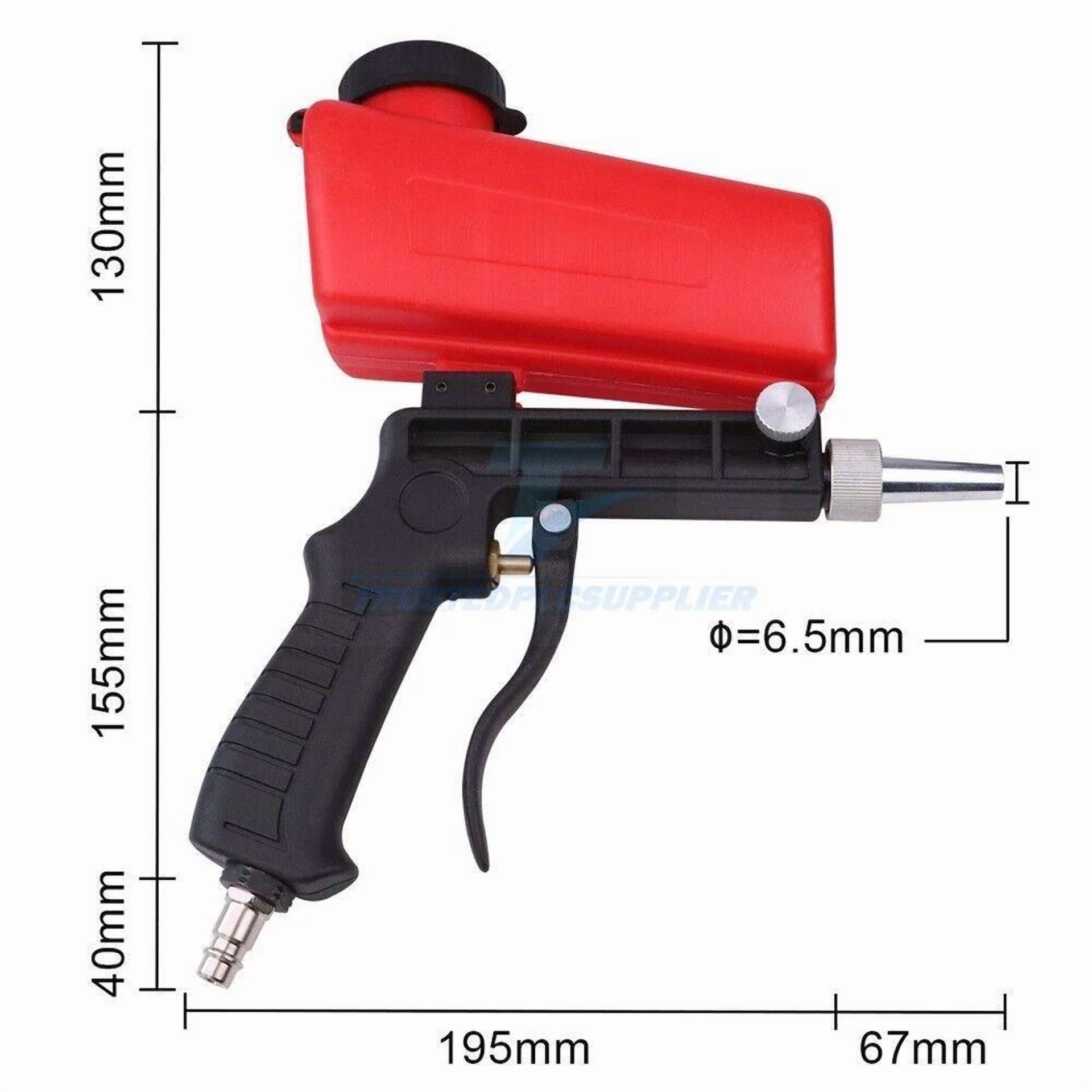 Portable Handheld Air Compressor Speed Sand Gun Blaster Sand Blasting 1/4 In