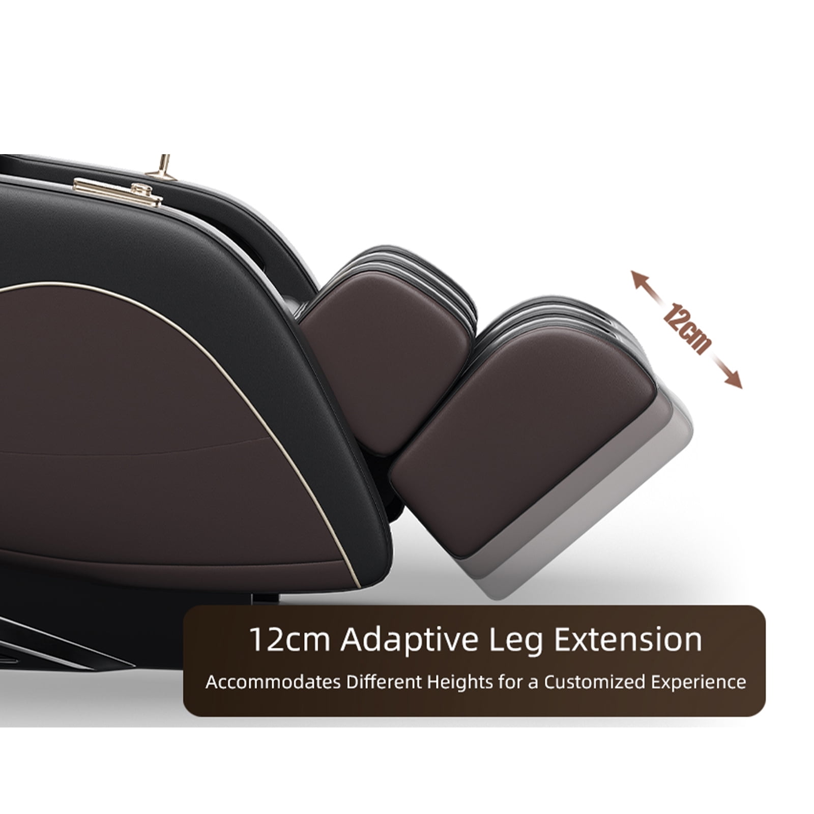 MAYEERTY Zero Gravity Massage Chair with SL-Track Shiatsu, Full Body Massage Chair for Thai Stretching & Airbag Compression, Black
