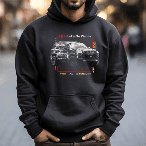 Toyota TRD Sequoia Let's Go Places 4x4 Hoodie