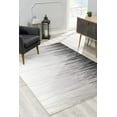 thumbnail image 3 of eRug Outlet Montage Collection Modern Abstract Area Rug (4x6 feet) - 4' x 5'6", Black, 3 of 6
