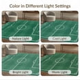 thumbnail image 7 of ODIKA 8'x10' Washable Area Rug Stadium Lines Center Circle Durable Interactive Football Soccer Field Playful for Living Room, Under Sectional, Family , Non-Slip, 7 of 7