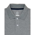 Wonder Nation Boys School Uniform Pique Polo Shirts with Short Sleeves