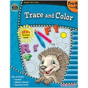 Teacher Created Resources Ready-Set-Learn: Trace and Color PreK-K Printed Book