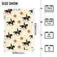 thumbnail image 2 of FORMRS 1-Subject Spiral Notebook 8" x 5" College Ruled 60 Refillable Sheet A5 Hard Cover, Beige Horses Field Pattern, 2 of 7