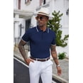 thumbnail image 3 of COOFANDY Men's 2 Pieces Linen Set Henley Shirt Short Sleeve and Harem Capri Pants Wide Leg Baggy Beach Yoga Trousers Outfits, 3 of 6