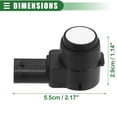 thumbnail image 4 of Car Bumper Reverse Parking Assist Sensor for Audi A3 2008-2016 No.7L5919275B Black White, 4 of 6