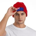 thumbnail image 2 of Flag Of New-Zealand Beanie Hat Knit Hat Skull Cap for Men Women Winter Hat Red, 2 of 4